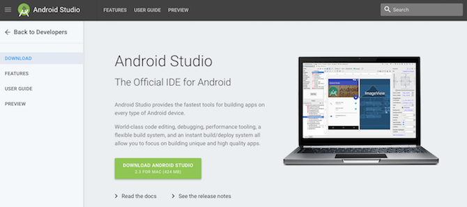 كيفية تشغيل تطبيقات أندرويد على نظام التشغيل MacOS android studio