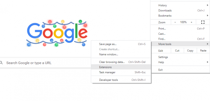 ملحقات أدوات Chrome