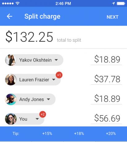 google-wallet-split-charge