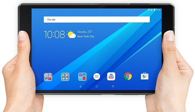 Lenovo Tab 4 LTE 8-inch هو أفضل جهاز لوحي رخيص مزود ببيانات 4G 