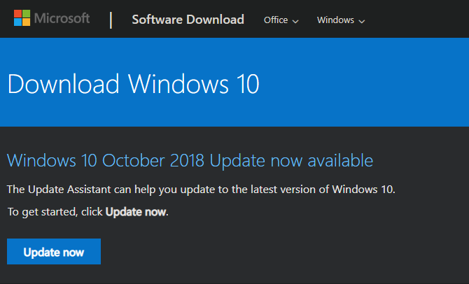 تنزيل أحدث إصدار من Windows 10