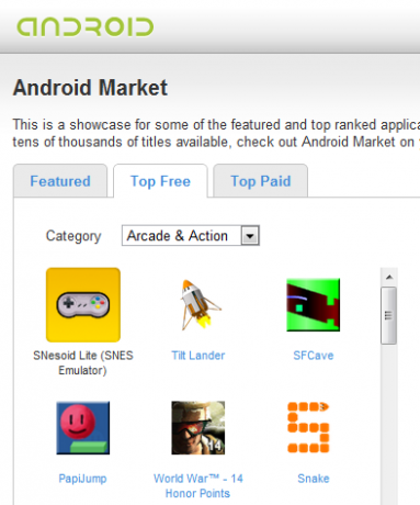 أفضل 5 مواقع لمساعدتك في العثور على تطبيقات لهاتف Android 1 droidapp market1