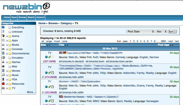 يستعرض usenet