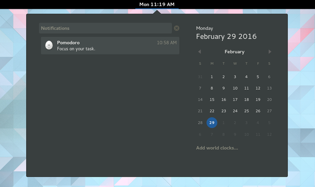 إعلامات LinuxShortcuts-GNOME-Show-Notifications