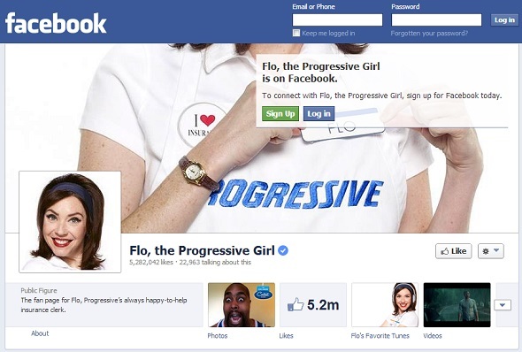 10 شخصيات خيالية تحظى بشعبية كبيرة على Facebook facebook flo