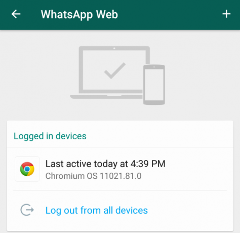 كيفية تسجيل الخروج من جميع الأجهزة المتصلة whatsapp الويب