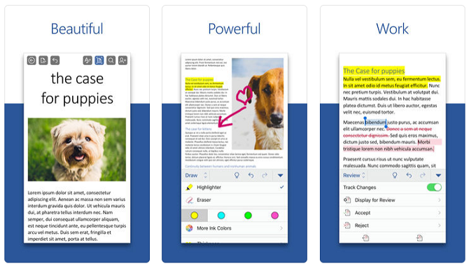 6 ميزات Microsoft Office جديدة على نظام iOS للتعرف على Word ios 670x380