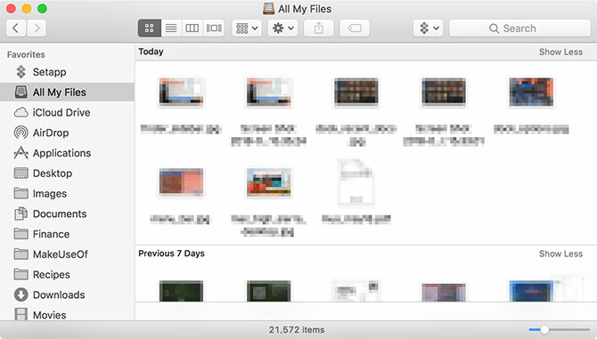برنامج macOS Finder