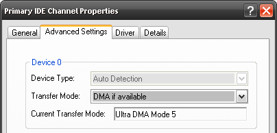 تحقق من وضع نقل IDE الخاص بك لجعل جهاز الكمبيوتر أسرع وضع ultradma