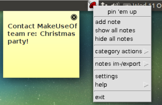 5 ملاحظات لاصقة مفيدة صغيرة لنظام لينكس muo linux stickynotes pinemup