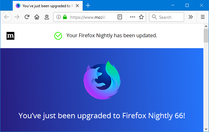 Firefox Night Night لقطة الشاشة