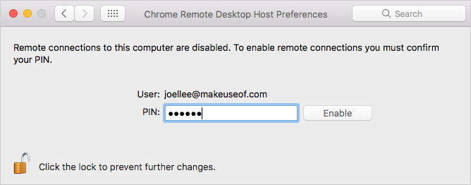 تحكم في جهاز الكمبيوتر الخاص بك من أي مكان باستخدام Chrome Remote Desktop chrome remote desktop mac 3