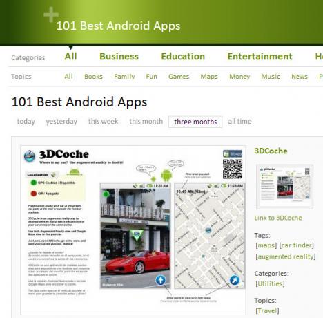 أفضل 5 مواقع لمساعدتك في العثور على تطبيقات لهاتفك الأندرويد 7 droidapps 101best1