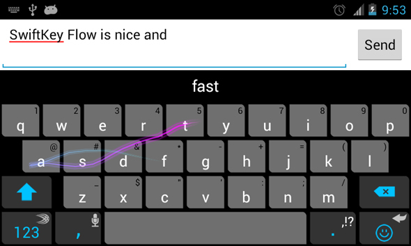 كيفية اختيار أفضل لوحة مفاتيح أندرويد لاحتياجاتك الخاصة swiftkeyflow