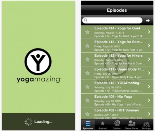 التطبيق yogamazing