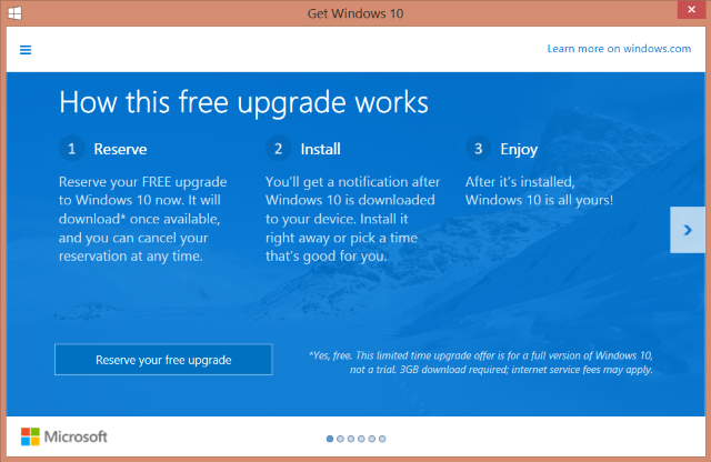 احصل على تطبيق Windows 10