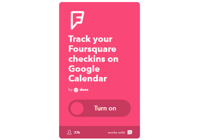 دليل IFTTT النهائي: استخدم أقوى أداة للويب مثل Pro 11IFTTT FoursquareToGoogleCal