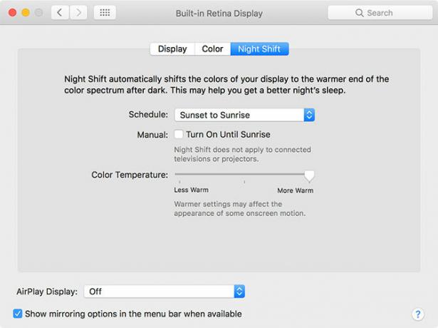 أفضل تطبيقات Mac للتثبيت على خيارات التحول الليلي MacBook أو iMac mac 1