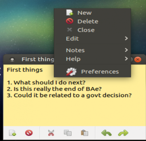 5 ملاحظات لاصقة مفيدة صغيرة لأجهزة لينكس muo linux stickynotes xpad