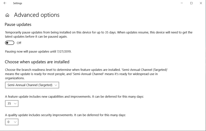 اختر وقت تثبيت التحديثات في نظام التشغيل Windows 10