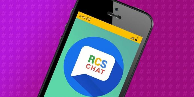 رسم توضيحي لمراسلة Google Android RCS