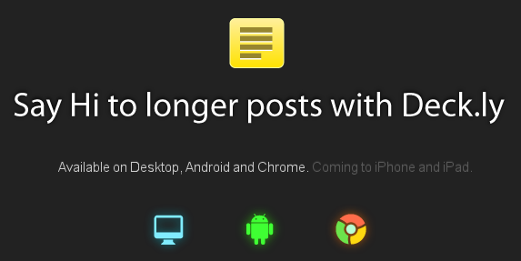 إرسال تغريدات أطول في TweetDeck مع Deck.ly [أخبار] 2011 01 31 2024