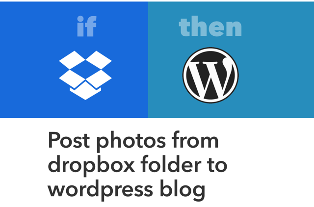 Dropbox-Wordpress-ifttt