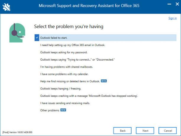 دعم واسترداد Microsoft Office 365