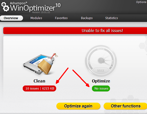 قم بتنظيف وتحسين الكمبيوتر الخاص بك للحصول على أداء أفضل مع WinOptimizer winoptimizer10