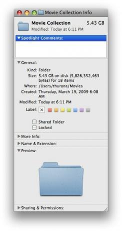 طرق بسيطة لتنظيم ملفاتك في نافذة معلومات ملف Mac 06