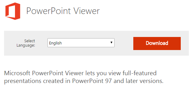 برنامج PowerPointViewer