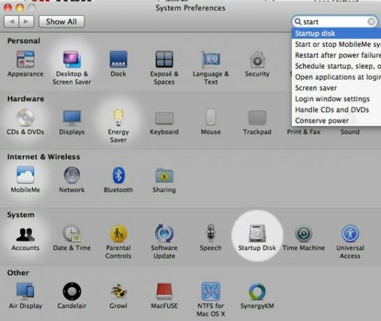 OSX التثبيت الداخلي