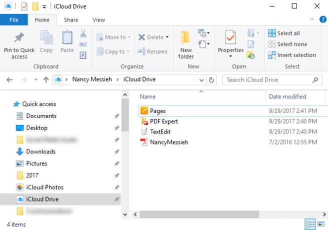 كيفية الوصول إلى ملفات إدارة iCloud وإدارتها من أي جهاز يعمل برنامج iCloud Drive على اكتشاف مستكشف Windows