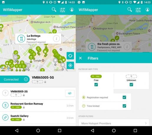 قم بتحسين إشارة Wi-Fi الخاصة بك في المنزل وفي الخارج باستخدام لقطة شاشة WifiMapper لتطبيقات Android هذه