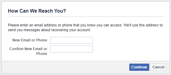 دع Facebook يعرف كيف يمكنهم الوصول إليك.