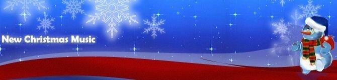 موسيقى عيد الميلاد الجديدة مع الثلج ورجل الثلج