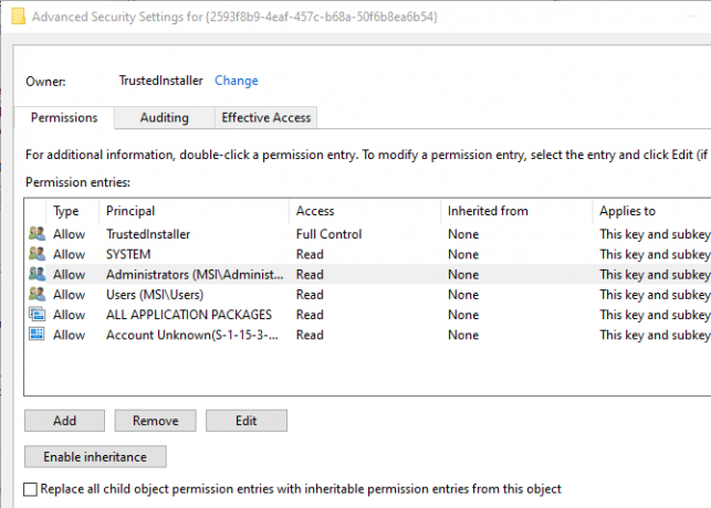 خطأ dcom 10016 تغيير الأذونات
