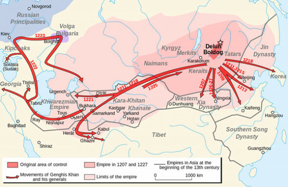 mongolinvadechina