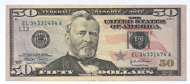 50 دولار أمريكي Series 2004 Note Front