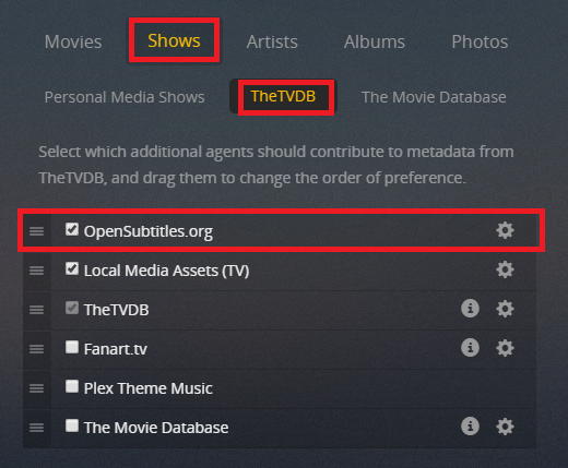 ترجمات plex openubtitles