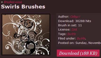 أفضل 6 مواقع لتحميل فرش فوتوشوب المجانية fbrushes2