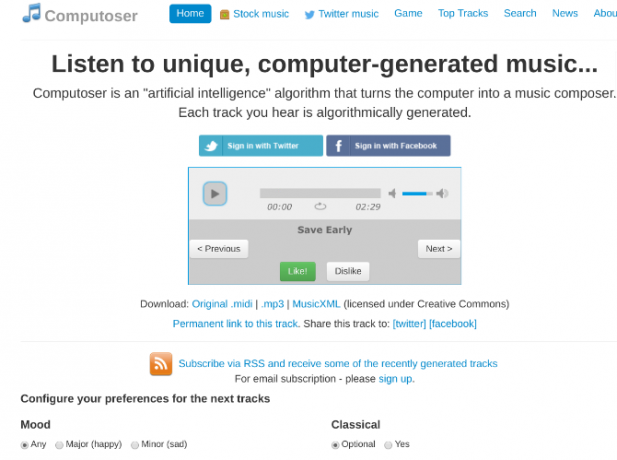 يُنشئ Computerer موسيقى جديدة أصلية باستخدام AI