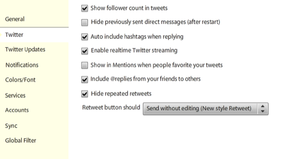 لماذا يستحق TwitterDeck Twitter نظرة ثانية على تفضيلات tweetdeck 1