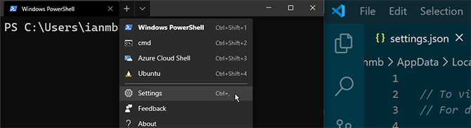 ملف إعدادات محطات Windows