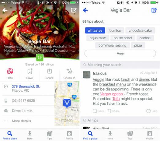 إعادة تشغيل Foursquare كأداة اكتشاف بناءً على مكان أذواقك 4sq