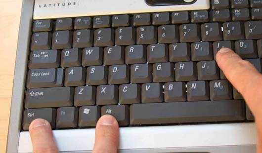 اختصار لوحة المفاتيح اختصار لوحة المفاتيح