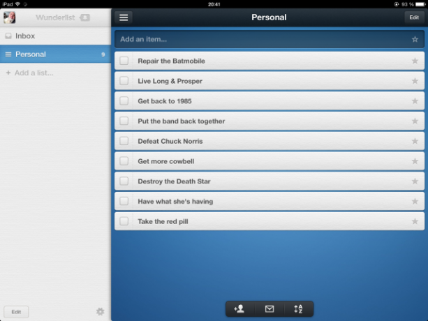 Wunderlist هو بديل مقنع لتذكير iOS القديم العادي wunderlist5