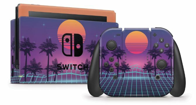 جلد StickyBunny على وحدة تحكم ووحدة تحكم Nintendo Switch