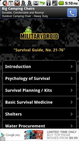 حول هاتفك المحمول إلى عدة Survival androidsurvival1