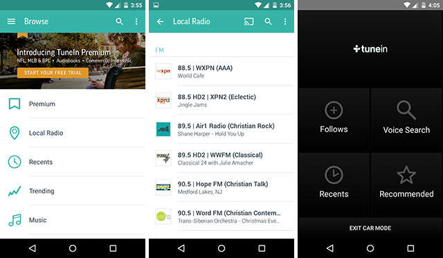 أفضل راديو android-streaming-app-tunein-radio